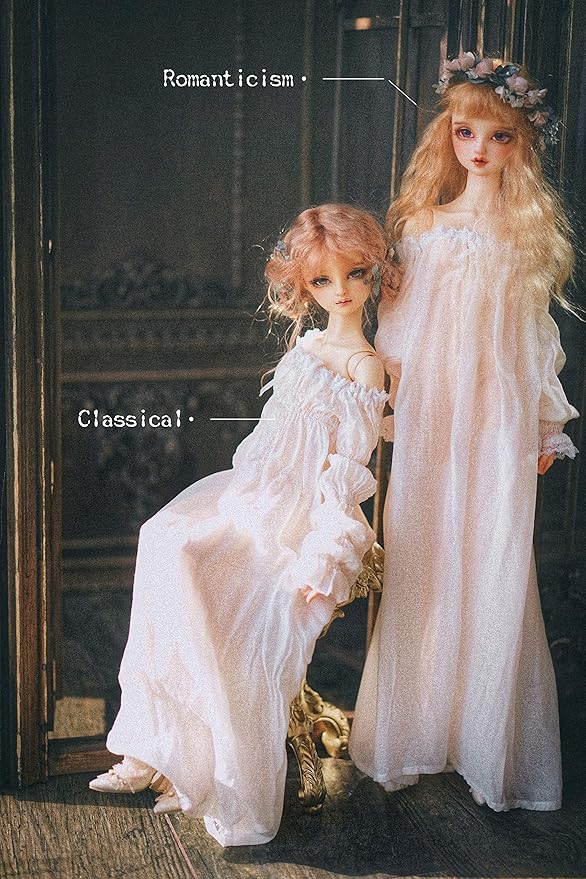 WY03 人形服 ドール服 中世のパジャマ OP ロングワンピース